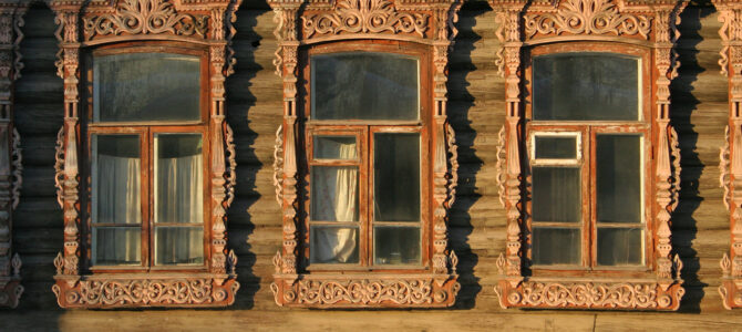 Arte de ventanas talladas en Rusia