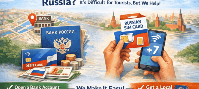 Nuevo servicio: ayuda para tarjeta SIM y cuenta bancaria en Rusia.